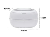 Ultrasonic UV Cleaner Portable 42khz Dual Mode Cleaner 180-220ml with Chamber and Timer for Dentures V985-ULTRASONICCLEANER