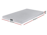 Giselle Bedding Cool Gel Memory Foam Mattress Charcoal 7-Zone Washable Bamboo Cover 15cm King Single FOAM-C-MFM-NOBLE-H015-KS