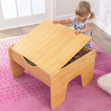 2-in-1 Activity Table with Board for kids 64 x 60 x 40 cm V178-12489
