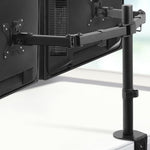 Artiss Monitor Arm Dual Desk Mount Screen Bracket Holder MA-B-D-C24-BK