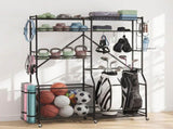 Everfit Sports Equipment Organizer Rack Multi Garage Storage for Golf Bag 174cm BSR-A-RET-174