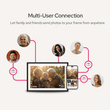 10.1 Inch Digital Picture Frame - 1280 * 800 HD WiFi Enabled with Load from Phone Capability, 32GB V498-DIGITALFRAMEBK