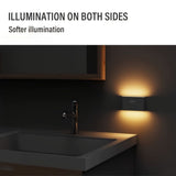 White Black Smart Sensor Night Light USB Charging Night Light Automatic Night Light Ambient V1347-124-BLA-80895