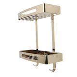 Bathroom Floating Shelves 304 Stainless Steel 2 Tier Wall Mounted Over Toilet Bathroom Shelves V1294-YM0901-3112240039811
