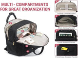 Backpack Backpack Ladies Girls Women Laptop Schoolbag Work School Waterproof USB V1188-MS-313-0104