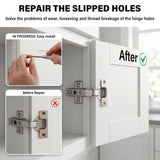 500Set Short Expansion Screw Set, Reliable Material Specs, Powerful Expansion Locking, for Wardrobe V1366-AZ2-W-15503