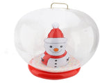Xmas Inflatable Ornament Ball 23.6 Inch PVC LED Light Up Xmas Snowmen Blow Up Ball Outdoor V1294-YM0901-3111240281611