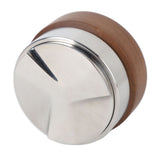 58mm Coffee Distributor Tamper Adjustable Depth Coffee Leveler Coffee Distribution Tool With Walnut V1294-YM0521-3118230087211