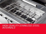EuroGrille 8 Burner Outdoor BBQ Grill Barbeque Gas Stainless Steel Kitchen Commercial V219-COKBBQEUGABR8