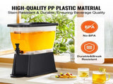 Beverage Dispenser, 3 Gallon Drink Dispenser for Parties, Plastic Juice Dispenser with Stand Spigot V952-YLFPQSLFPQSLBDLFNV0