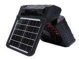 Solar Powered Camping Fan Strong Wind USB Rechargeable Battery Operated Folding Portable Camping Fan V1294-YM0901-3113240183812