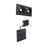 Solar Exhaust Fan IPX7 Waterproof Safe 20W Solar Panel Ventilation Fan with Energy Storage Box for V1294-YM0901-3111240101311