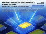 Split-Type Solar Powered Motion Sensor Floodlight with Detachable Panel, Dual Mounting Brackets, V1341-ZY-3FGND6D4-1PCS-3000KWARMWHITE