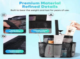 2 Pack Mesh Shower Caddy Portable for College Dorm Room Essentials, Shower Caddy Dorm with 8-Pocket V1258-DP02-C-1084