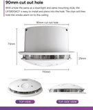 Lifesaver 240V Silhouette Flush Smoke Alarm with 10 Year Sealed Lithium Battery V1202-V1-LIF5800ACF