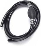 Fuel Line Hose for Outboard, Nylon Braid 5/16 Inch Fuel Line Hose with Hand Pump Bulb, 6 FT Long V1188-WSZ-A-1116