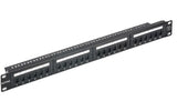 Astrotek 24 Ports UTP Patch Panel CAT6 RJ45 for 19' 1RU Rack Mount Data Network Cabinet Server PCB V1202-V2-CBATP-PPU6-24