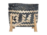 Handwoven Basket Northern Europe Style Bamboo Weaving Plant Basket for Home Decoration V1294-YM0523-3111210387011