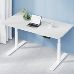 Artiss Standing Desk Motorised Electric Dual Motor 120CM White HASD-B-M10-WHDF-WHDB-120