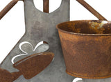Set 2 Asst Farm Kid Planters 29x82cm V637-71449PLN