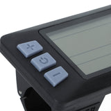 Electric Bike LCD Display, Multi Function Bicycle Speedometer Odometer Waterproof Bike Display Meter V1192-AZ-W-11494