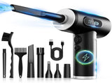 Compressed Air Duster, Rechargeable Cordless Electric Air Blower 3-Gear Adjustable, 100000RPM, Smart V1107-785-28046