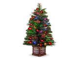 Christabelle 1.2m 4ft Sable Fir Potted Christmas Tree Pre Lit Multi Function LED Artificial Ind 112_SENSF4P