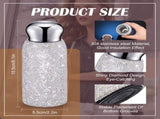 Purple Baby Bear Handmade Luxury Diamond Insulated Water Bottle Bling Rhinestone 304 Stainless V888-ELOSUNG49989
