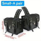 motorcycle side bags, water bottle bag, PU leather, combination lock, motorcycle accessories, V1102-139-BLA-57165