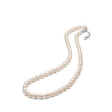 Pearl Necklace for Women, Imitation Pearl Necklace, Round Faux Glass Pearl Necklace, Pearl Choker V1370-AZ4-06263