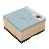 3D Memo Pad Sticky Notes Paper Craft DIY Home Decoration Holiday Gifts with Storage Box V1294-YM0706-3115230079111