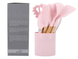 11Pcs Kitchen Set Heat Resistant Seamless Design Non Stick Comfortable Touch Cooking V1294-YM0901-3118230133112