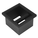 Coffee Knock Box Grounds Disposal Bin Bottomless Embedded Flat Mouth Stainless Steel V1294-YM0523-3118220002411