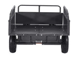 Garden Utility Trailer, 10 Cu. Ft & 227 kg Capacity, ATV UTV Hauling Trailer, Tow Behind Steel Dump V952-HYTCHSTPK10CJT946001V0