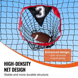 8 x 8 ft Football Trainer Throwing Net, Training Throwing Target Practice Net with 5 Target Pockets, V952-GLQW88YC0000RHWMZV0