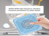 Portable Sink Dishwasher, Waterproof Sound Vibration Washing Tool for Traveling Camping Home Use It V1192-AZ-W-12090