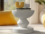 Stylish Lightweight Concrete Sofa Side Table Cement Bedside Table Outdoor Patio V767-JJ-ZZ1621