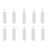 Kitchee 10x 500ml Natural HDPE Round Bottle 28/410 Caps - Empty Plastic Food Storage V238-SUPDZ-30342772785232