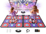 Keezi HDMI Dance Mat 2 Player for Kids & Adults with AR Camera Electronic Dance Pad DMAT-DOUBLE-HDMI-BK