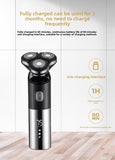 Electric Shaver for Men 3D Rotary Razor Wet and Dry Waterproof USB Rechargeable LED Display Travel V888-ELOSUNG41979