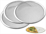 3Pcs Pizza Screen 12 Inch Restaurant-Grade Rack with Seamless Edge Round Baking Pan Tool New V1369-AZ3-W-08471