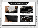 Car Interior Accessories Armrest Box Storage, 5-in-1 Center Console Cover with 2 Cup Holders Phone V1366-AZ2-W-10769