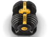 Powertrain 24kg Adjustable Dumbbell Home Gym Exercise Weights Free Workout Gold DMB-BF1-024-1-GD