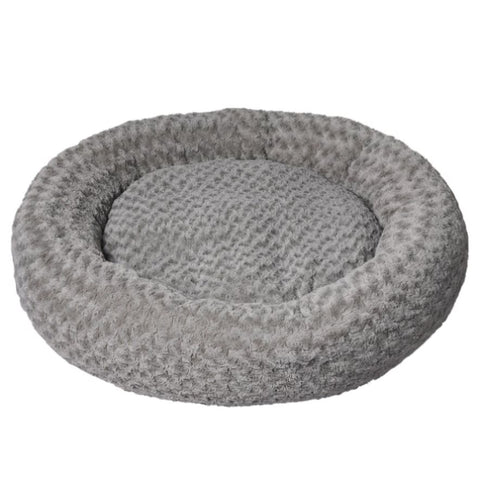 PaWz Calming Dog Bed Warm Soft Plush XL Grey X-Large PT1147-XL-GY