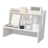 Desktop Wood Display Shelf Desk Multi Layer Storage Rack Mini Bookshelf Cosmetics Organizer L V1294-YM0703-3117230119413