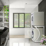 UPGRADE ORIGINAL Dryer Stand Maxi Portable Dryer Rack Heavy Duty Steel Capacity white for V201-HOLD6079WH8AU