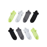 8X Rexy Seamless Sport Sneakers Socks Large Non-Slip Heel Tab MULTI COLOUR V274-GM-RXSPSK-L8-MUT