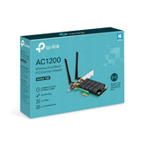 TP-Link Archer T4E AC1200 Wireless Dual Band PCIe Adapter, 867Mbps 5Ghz, 300Mbps 2.4Ghz V1202-V2-NWTL-ARCHERT4E
