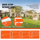 Portable Soccer Goal, 3.7x1.8M Soccer Adults Kids Backyard Soccer Large Practice Soccer V952-PVCZQMPVC1262YDO0V0