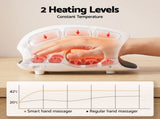 Livemor Hand Massager with Heat and Compression Cordless 3 Modes 3 Temperatures HAND-MASSAGE-HALF-WH